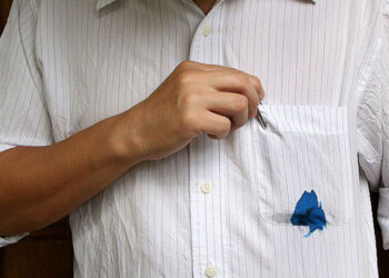 چگونه از شر لکه‌ی جوهر یا ماژیک خلاص شویم؟