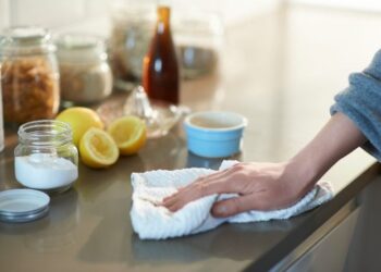 تمیز کردن خانه با پاک‌کننده‌های خانگی